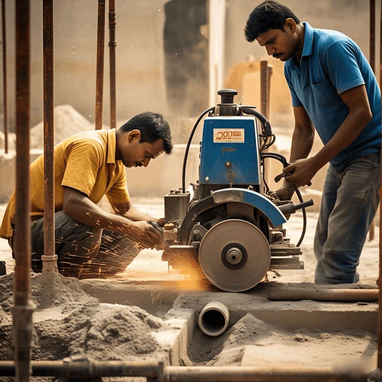 Core Cutting & Pipe Fitting